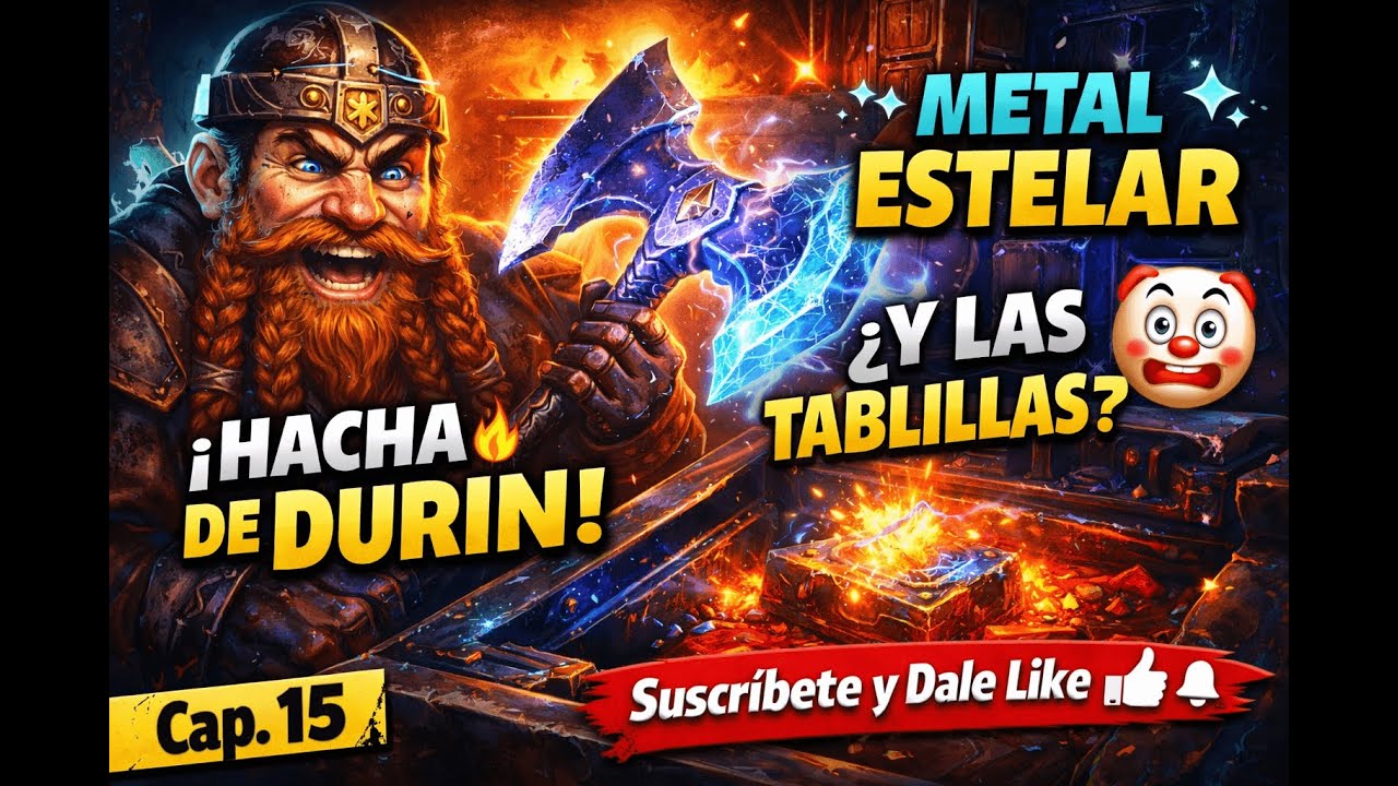 🔨 Hacha de Durin, Metal Estelar y… ¿las tablillas? 🤡 | Return to Moria Cap 15