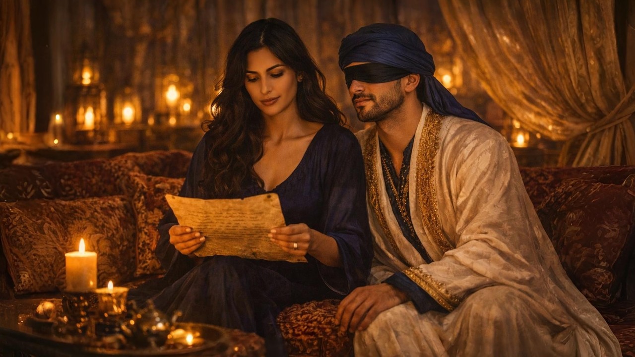 EL JEQUE CIEGO SE ENAMORÓ… DE LA MUJER QUE LE LEÍA POESÍA CADA NOCHE