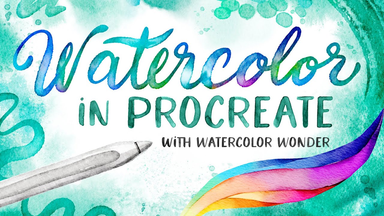 Watercolor in Procreate with Watercolor Wonder // Brush Set Tour & Watercolor Cactus Tutorial