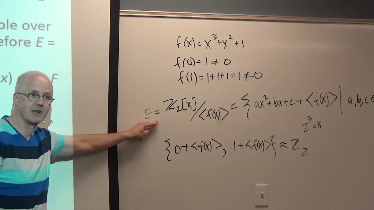 Abstract Alg, 35A: Spitting Field for Irreducible Cubic Polynomial x^3+x^2+1 over Finite Field Z2