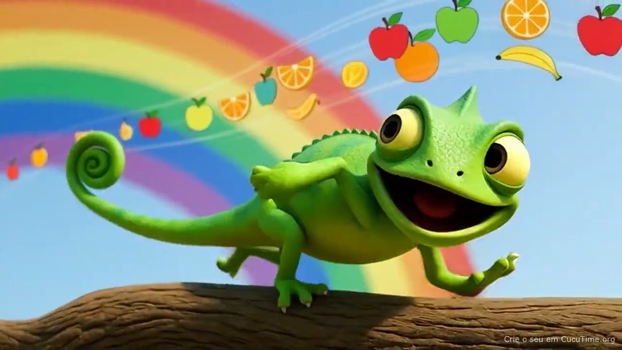 Camilo o Camaleão e a Dança das Cores