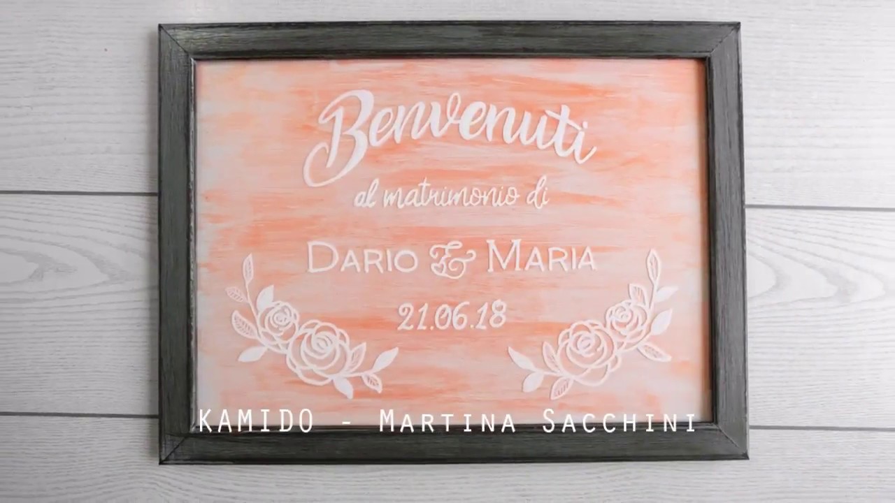 DIY: Insegna di benvenuto per gli invitati