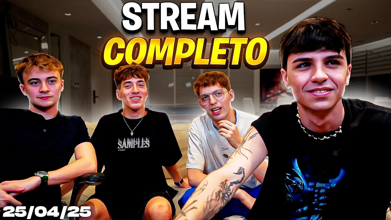 DAVO XENEIZE VINO A NUESTRA CASA! (STREAM COMPLETO) | MERNUEL, MOSKI y BAULETI