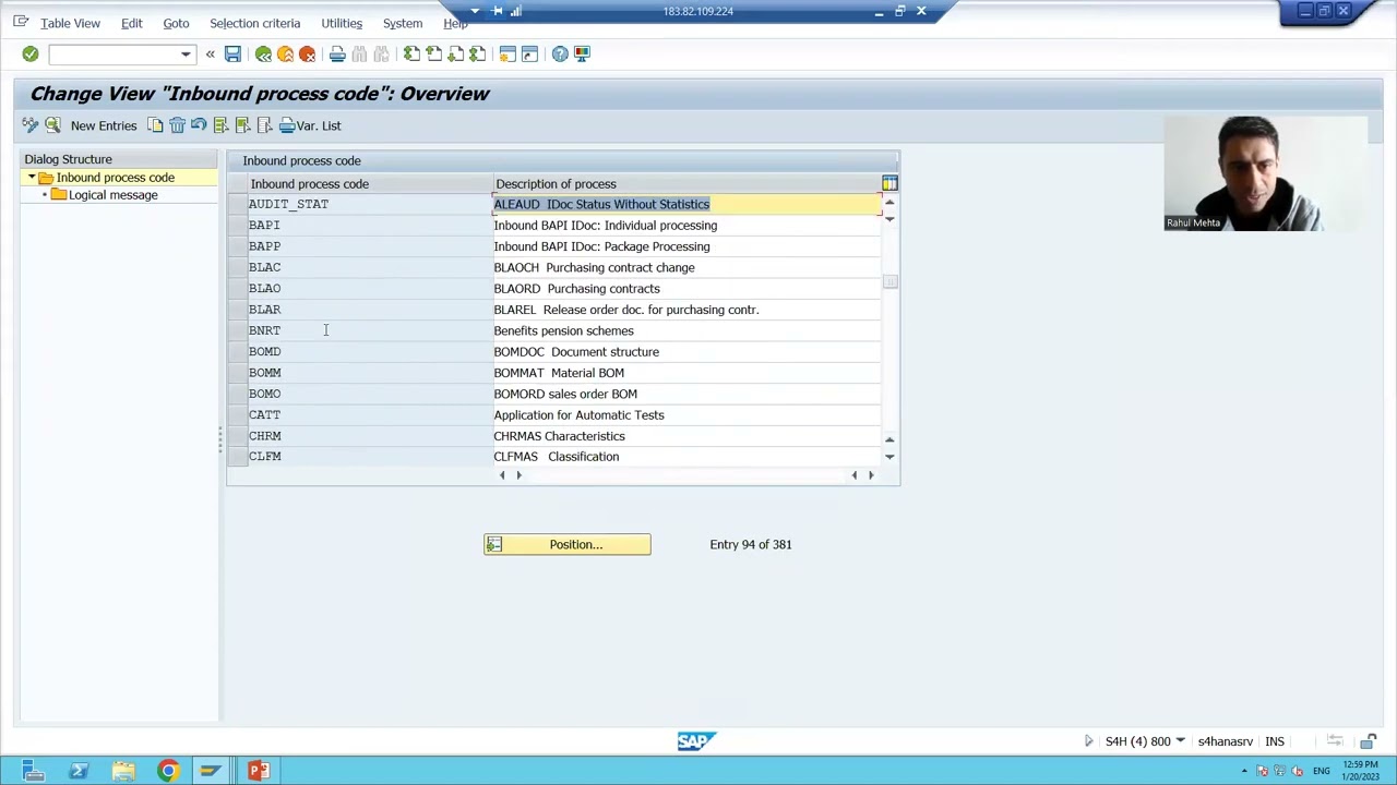 33 - Перекрёстные приложения - IDOC - WE19 (тестовый инструмент для обработки IDOC), часть 1