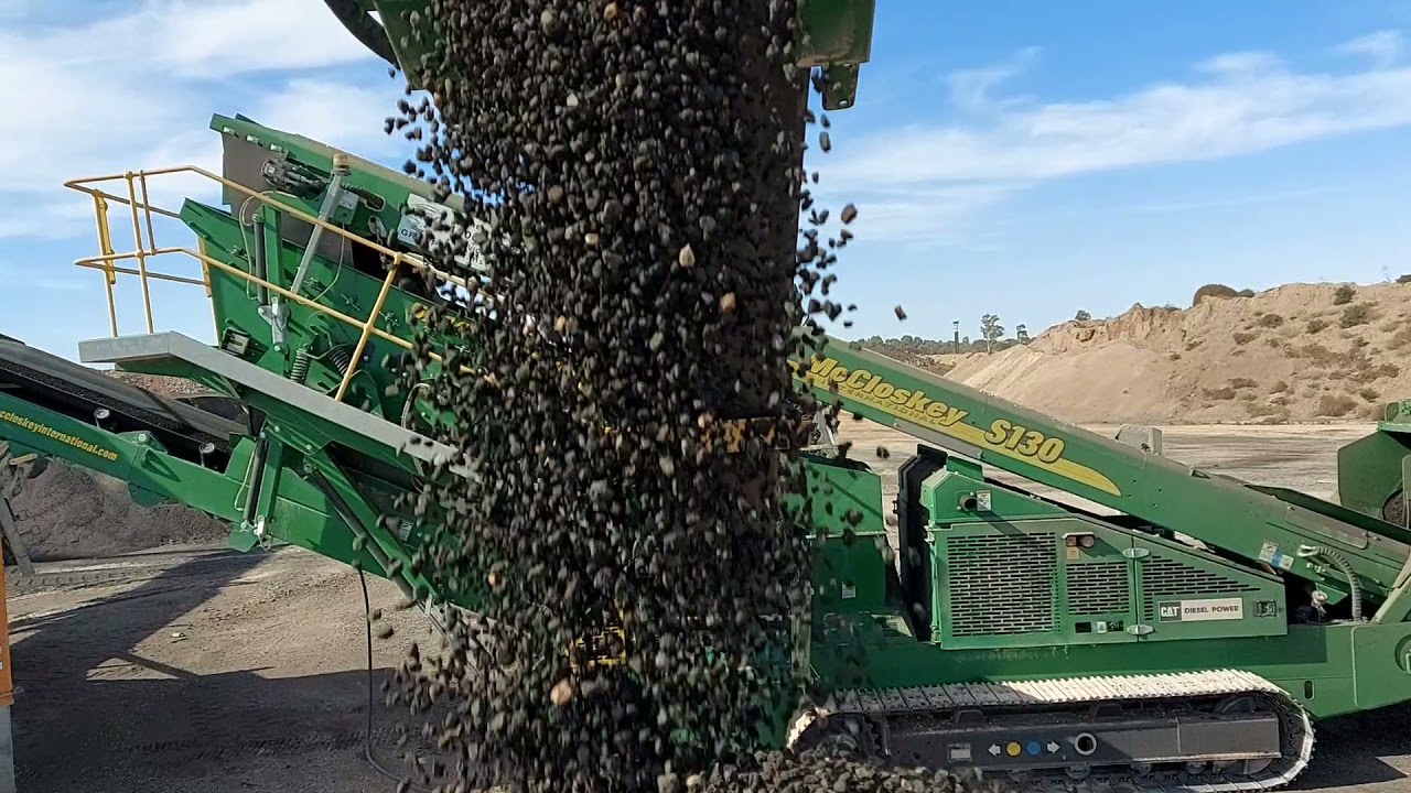 crushing & Screening Asphalt Rap