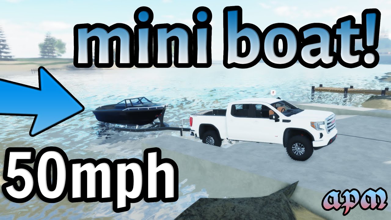 I Took My Mini Boat To The Lake! (Roblox APM RP)