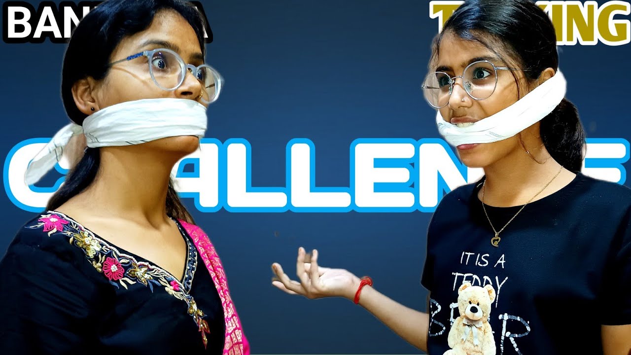 BANDANA TALKING CHALLENGE with SISTER 😱🤩 [ Epic & Funny ]