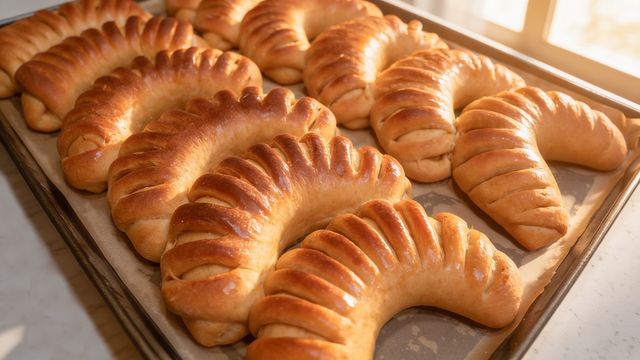 This Is How My Grandmother Made Bread, It Didn't Bloat Me (Sweet Potato Filling).