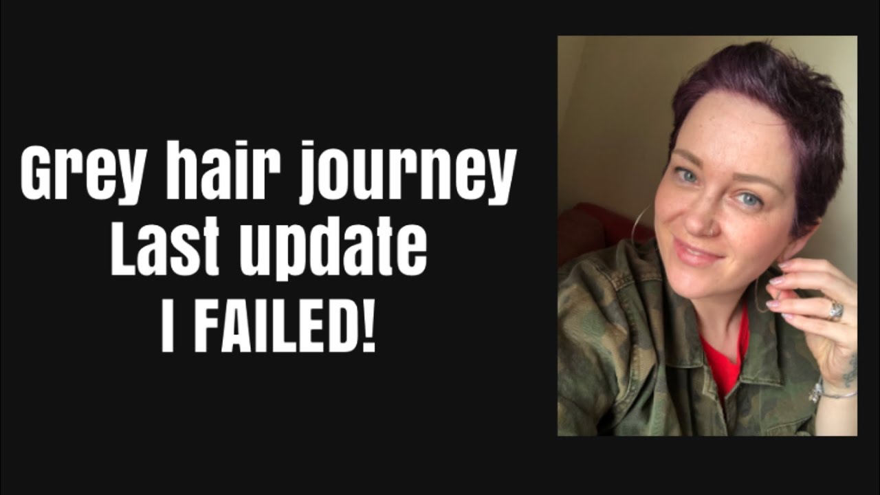 I Didnt complete the challenge! My grey hair journey! Last update!
