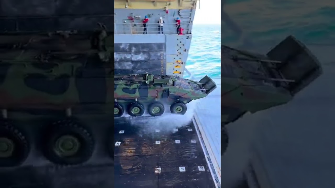 amphibious military ship