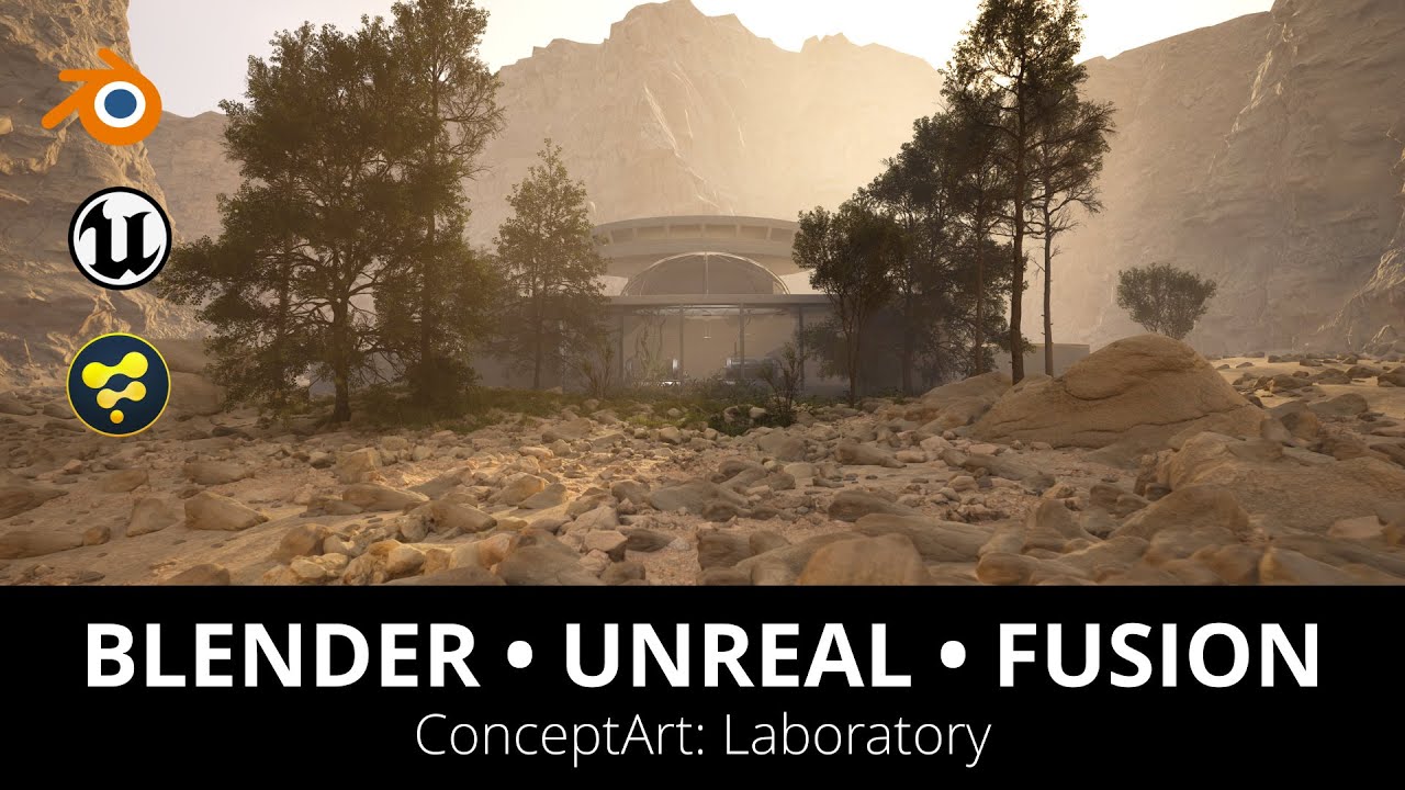 Blender, Unreal, Fusion, Concept Art.