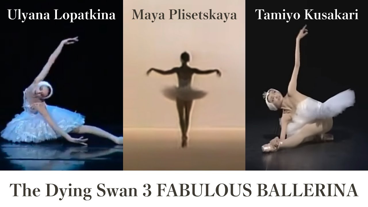 【瀕死の白鳥】プリセツカヤ・ロパートキナ・草刈民代3人| Who is your favorite  ballerina in The Dying Swan?