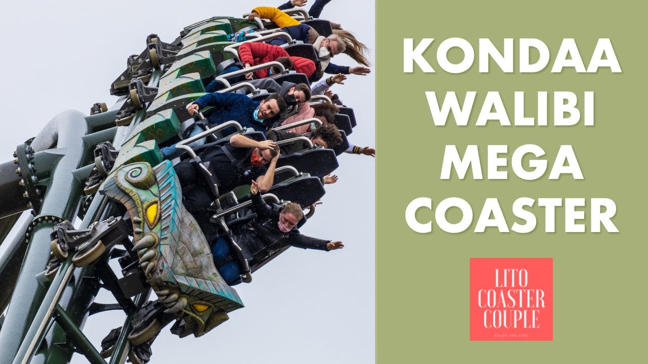 NEW MEGA Coaster 2021 - Kondaa Walibi Belgium - Cinematic Offride 4K