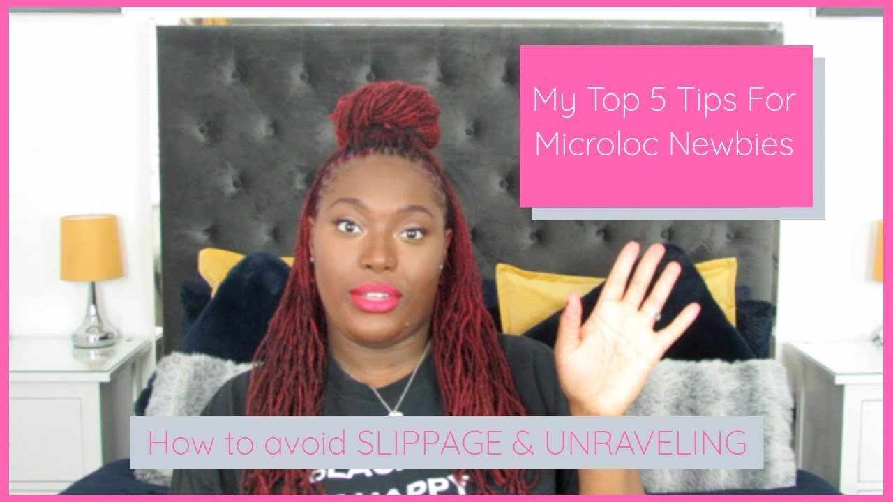 My Top 5 Tips for Microloc Newbies | Slippage Unraveling | DIY Microlocs  Interlocking | Loc Journey