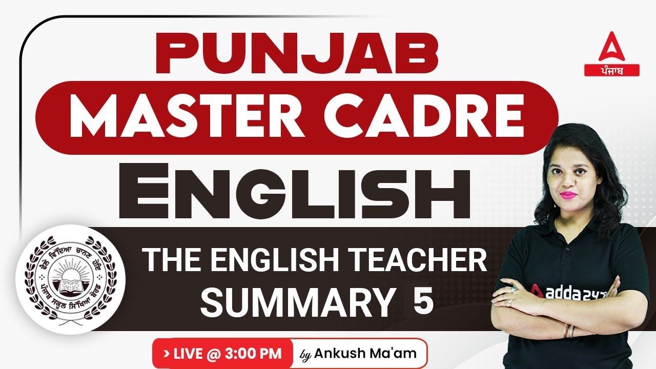 Master Cadre English Preparation | English Classes | The English Teacher Summary #5