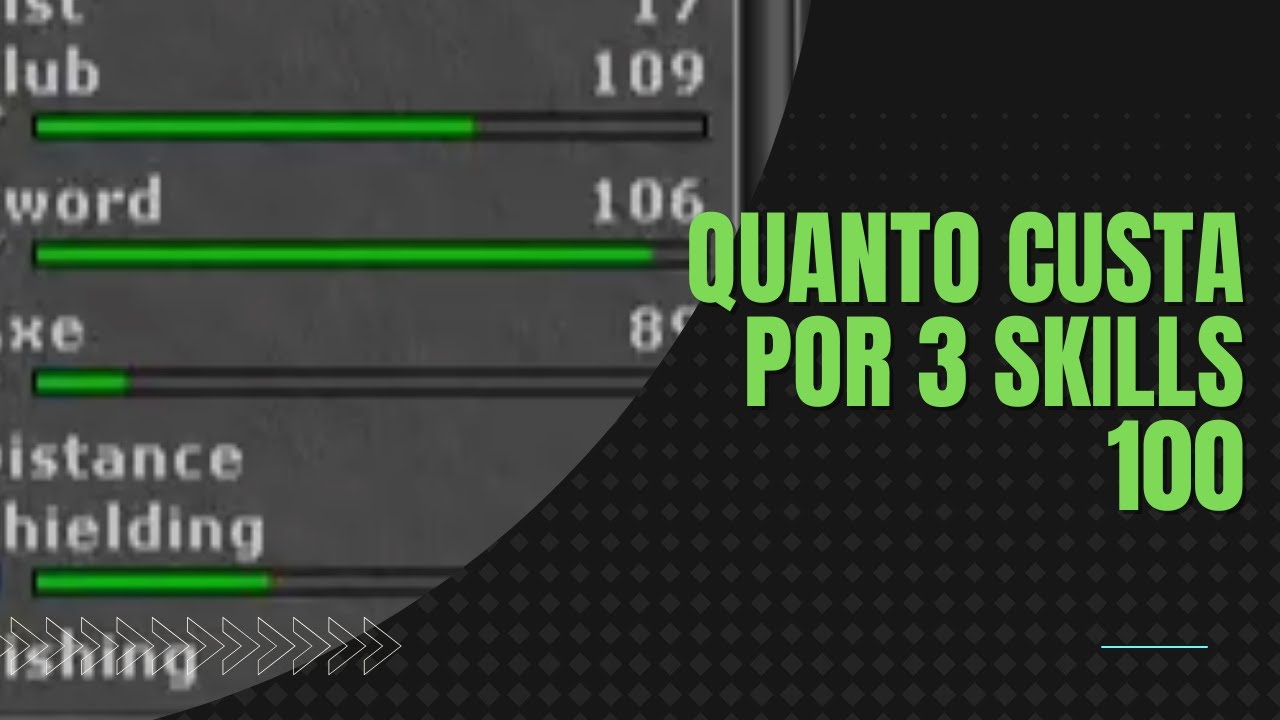 QUANTO CUSTA UPAR 3 SKILLS PRO 100? E PQ EU TO FAZENDO ISSO? GASTANDO 75KK EM SKILL DE AXE.