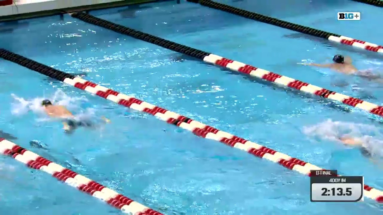 Evan Mackesy Breaks Purdue Record in 400 IM at Big Tens