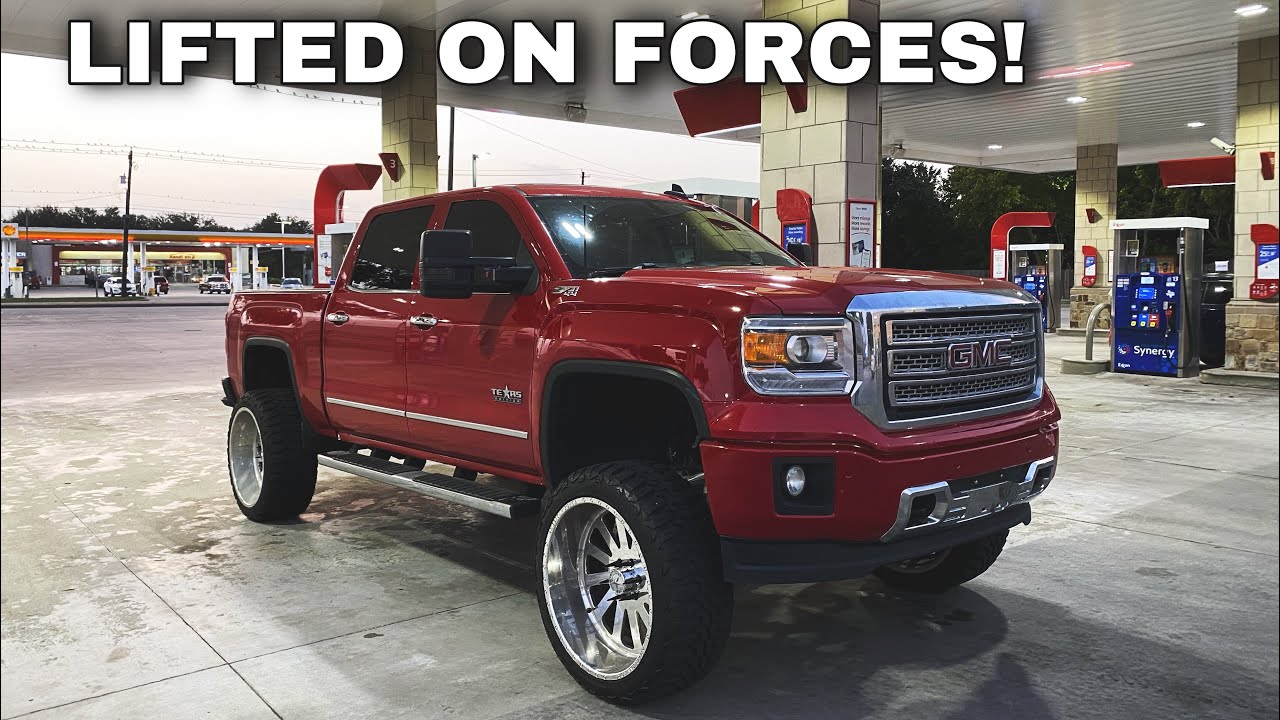 9 INCH LIFT ON MY 2015 CREW CAB SIERRA!