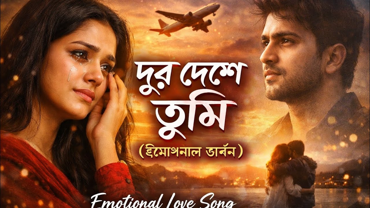 দূর দেশে তুমি, কাছে মনটা দিয়ে | Emotional Bangla Song | Abinashi Sur