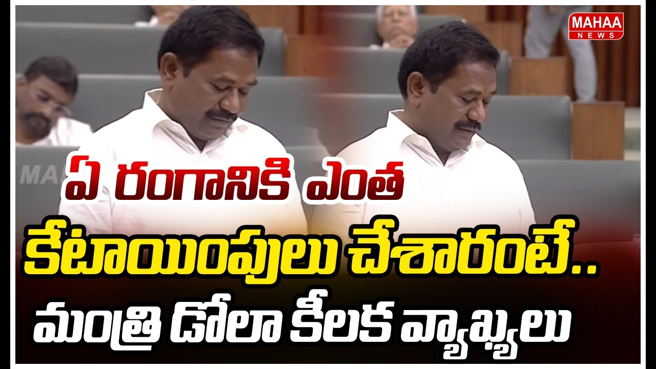 ఏ రంగానికి ఎంత కేటాయింపులు చేశారంటే..మంత్రి డోలా కీలక వ్యాఖ్యలు | Minister Dola Speech