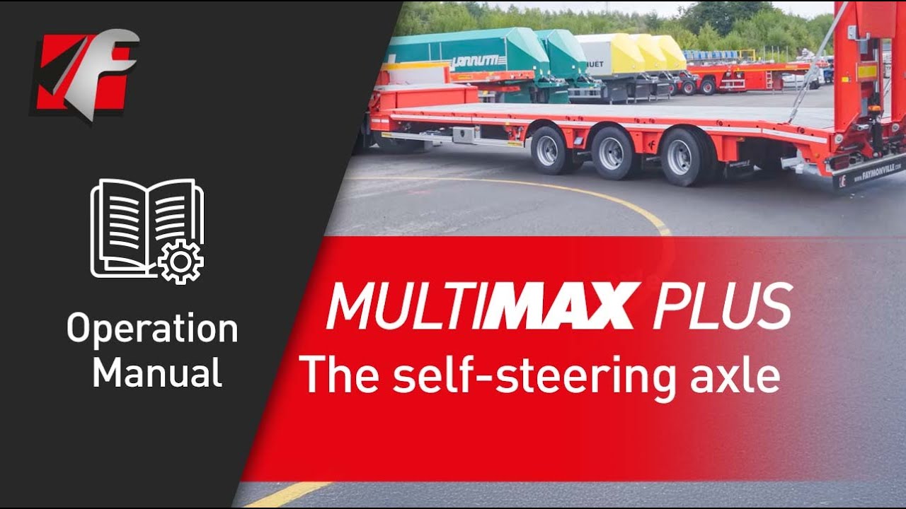 MultiMAX Plus Operation manual: The self-steering axle