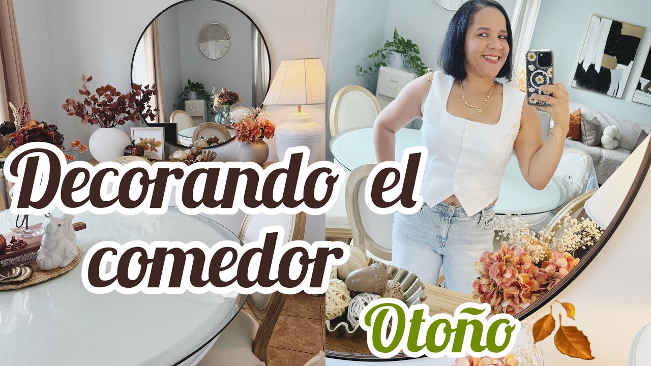Mira cómo cambié mi comedor con detalles sencillos