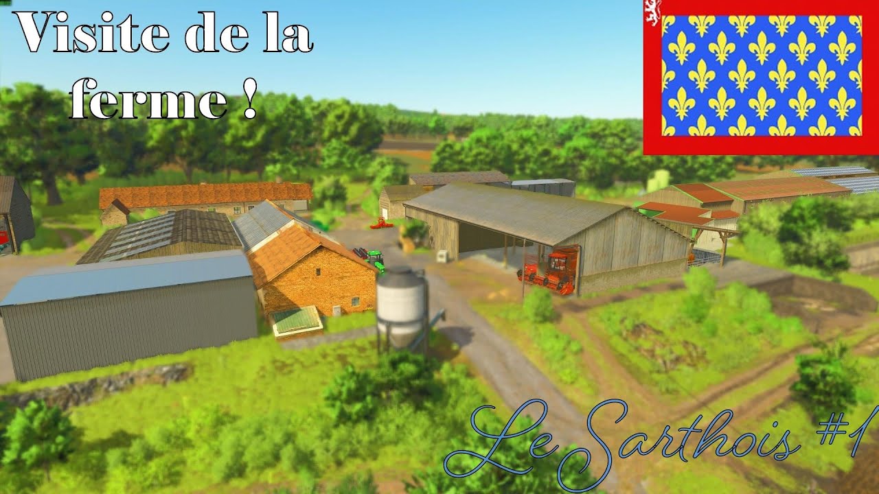 FS25| Le Sarthois #1| Visite de la Ferme !