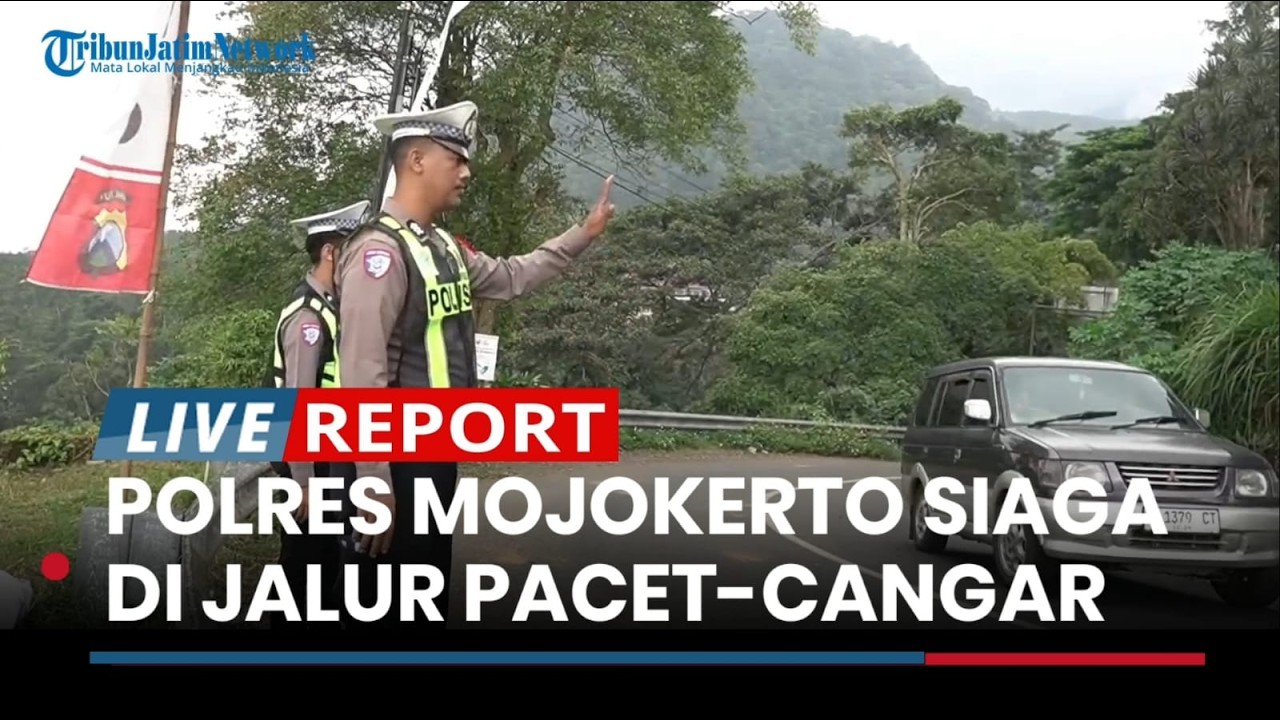 Mudik Lebaran 2026: Polres Mojokerto Siaga Bencana di Jalur Pacet-Cangar