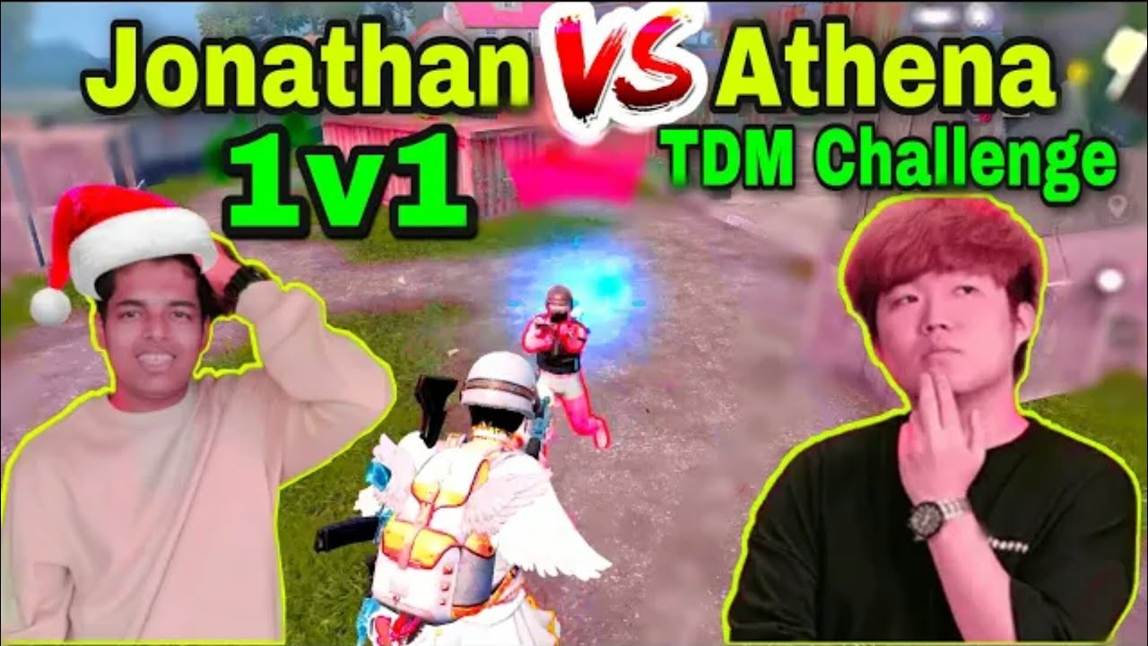 Jonathan Vs Athena|| World's best Tdm fight■||PUBG MOBAIL