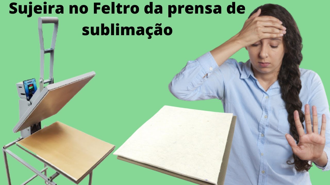 Como evitar a sujeira no feltro da prensa na sublimação