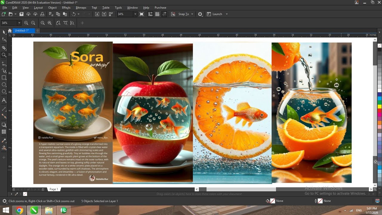 How to Transparent Photo Effect - How To Create in Coreldraw - Ahsan Sabri