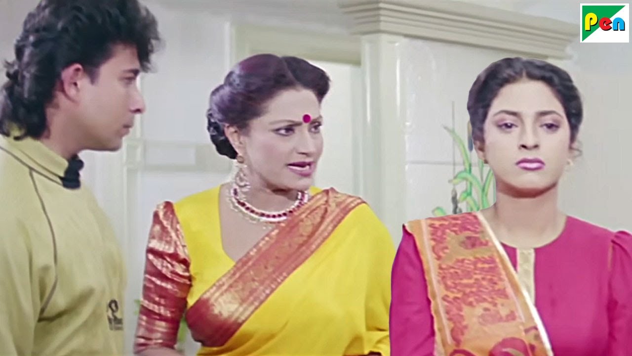 इस अभागन की छाया जिसपर भी पड़ेगी सत्यानाश करेगी उसका - Juhi Chawla, Deepak Tijori - Saajan Ka Ghar