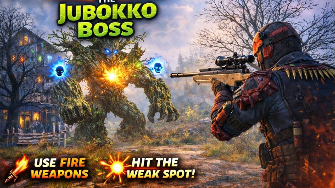 Jubokko Boss in codm zombie hard match 