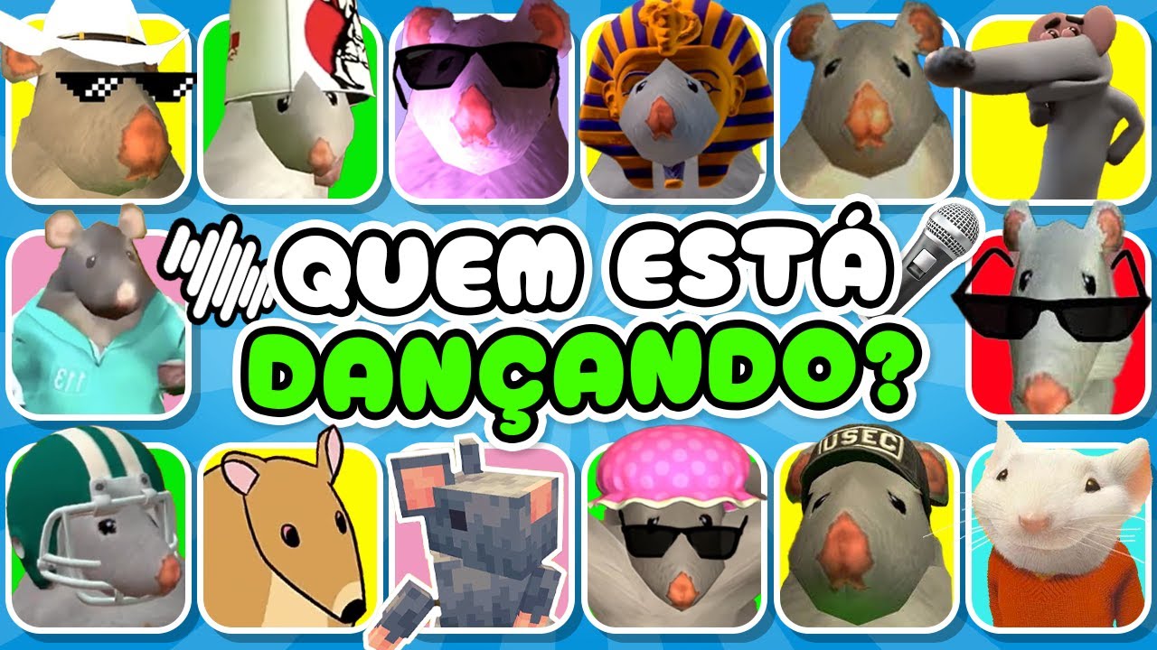 Quem Está DANÇANDO? Rato Milton! 😱🐭Ratomilton Dance🐀Sprunki🐁Minecraft🐀Sonic💙Round 6🦑
