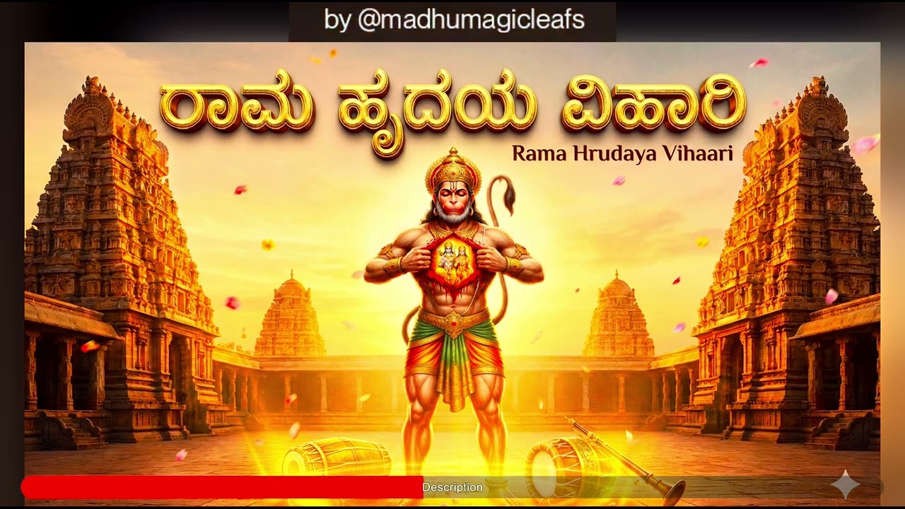 ರಾಮ ಹೃದಯ ವಿಹಾರಿ | Rama Hrudaya Vihaari | Sri Veeranjaneya Devotional Song