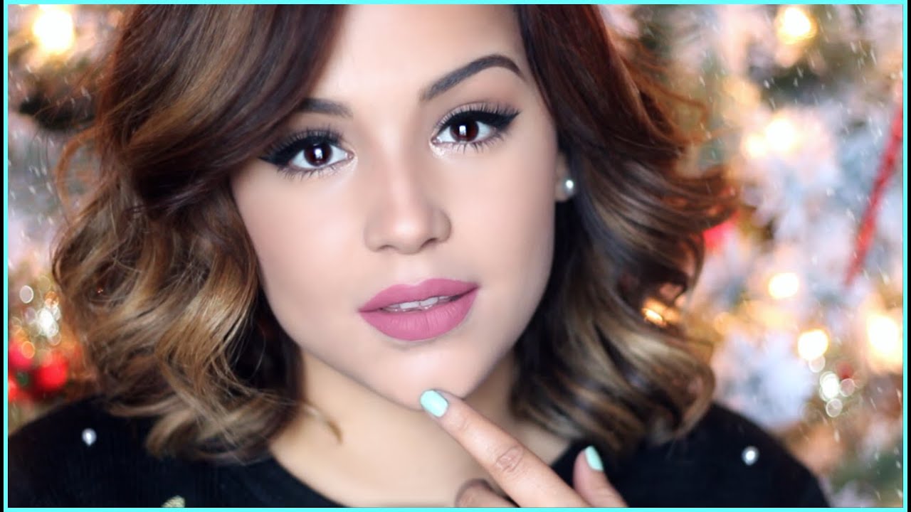 Winter Makeup Routine! #amariechristmas