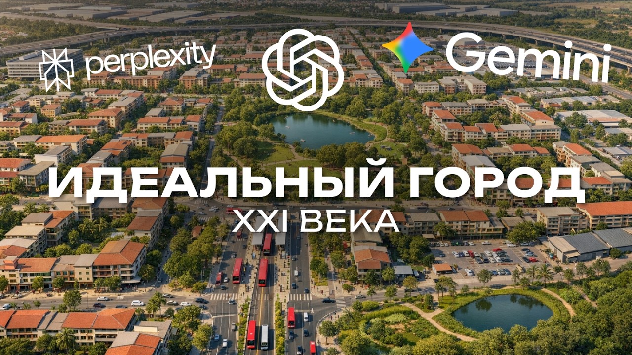 Gemini vs ChatGPT vs Perplexity — каким ИИ спроектирует город 21 века?