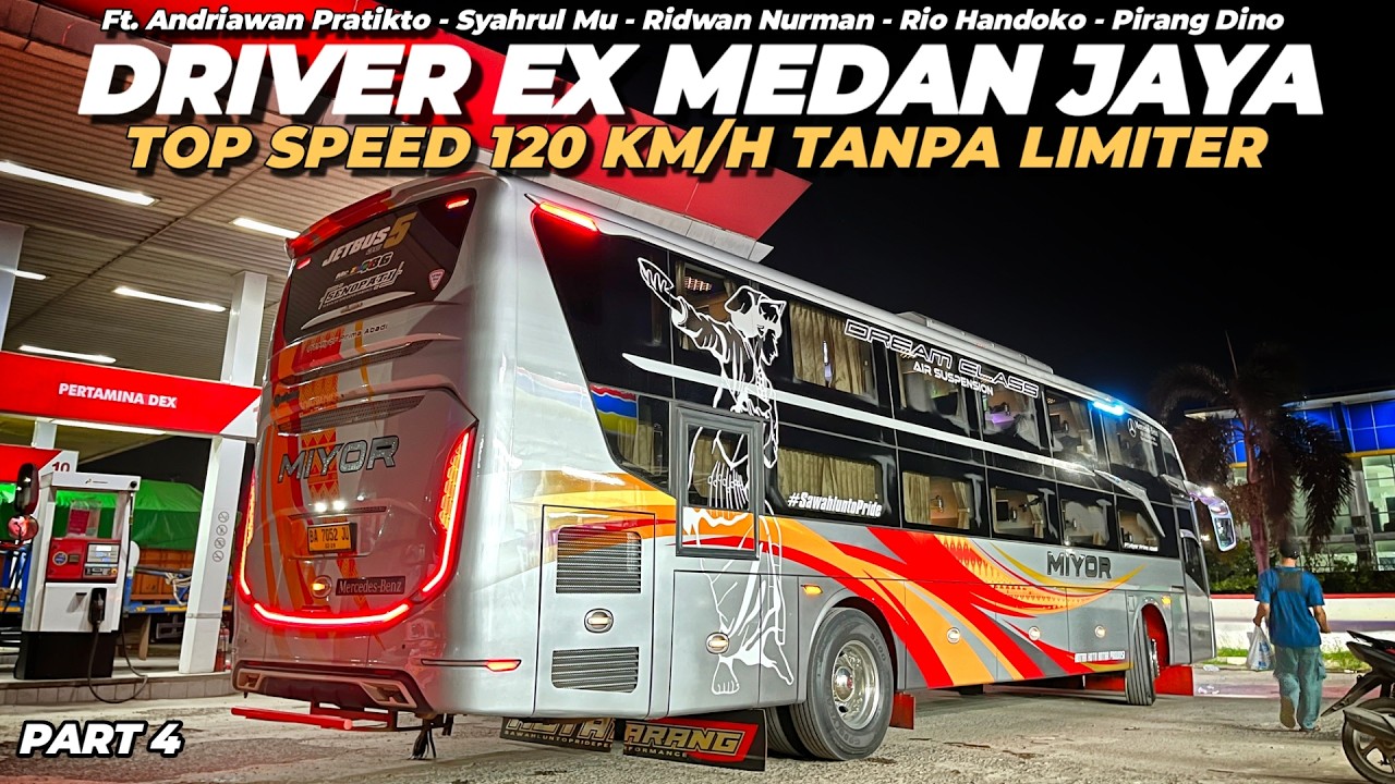 Driver 2 Bus Ini 17 Tahun di MEDAN JAYA & MAKMUR‼️Trip Miyor Dream Class Ke Bukittinggi Ep 4
