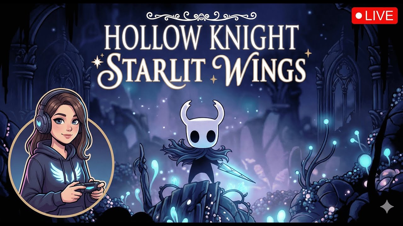 Hollow Knight First Playthrough on Stream | Keyboard-Only | Live Stream | Part 3