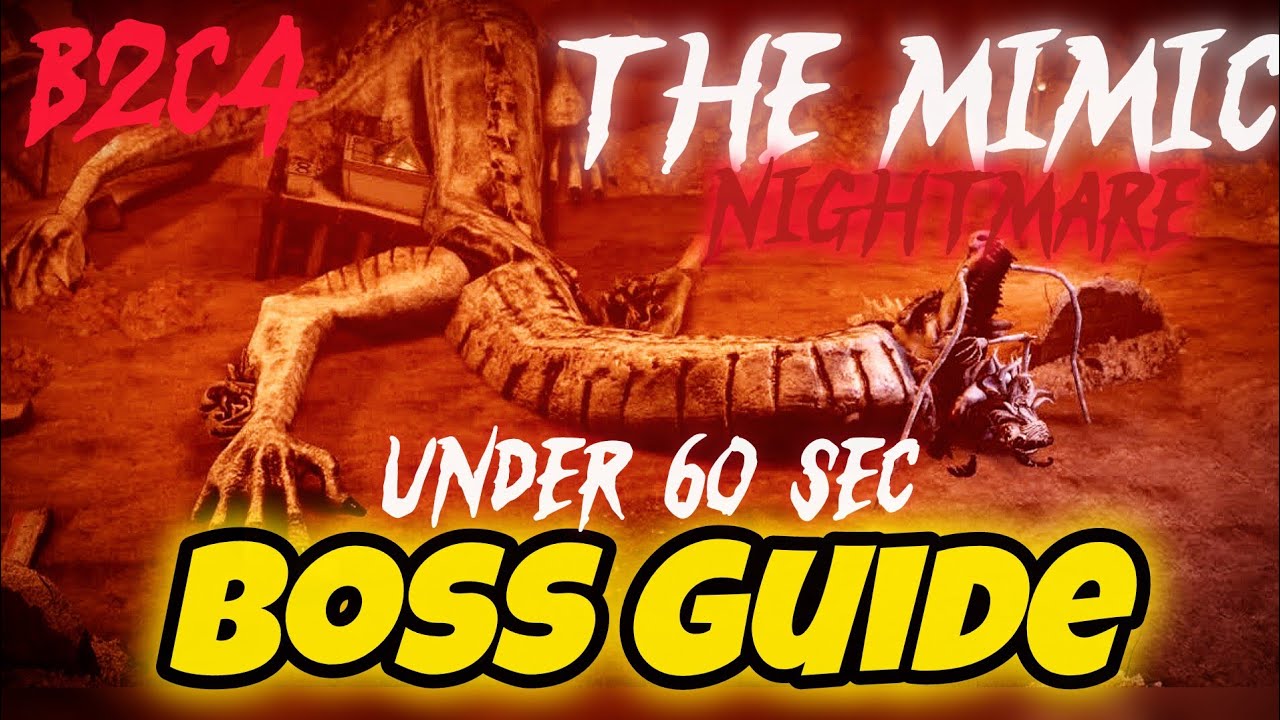 The Mimic: Beat Boss Easily [tips and tricks]| How to Defeat Final Boss of book 2 Chapter 4