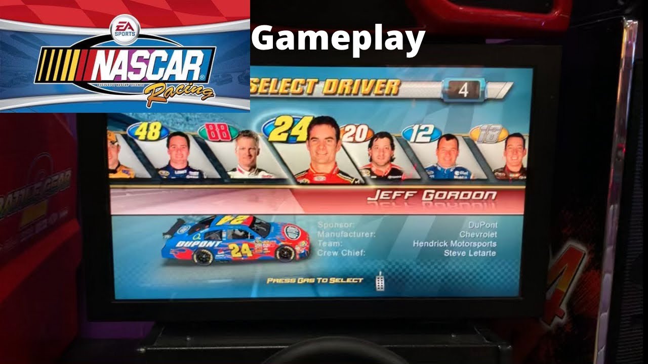 EA Sports NASCAR Racing Arcade Gameplay 2 (Ft. Dad)