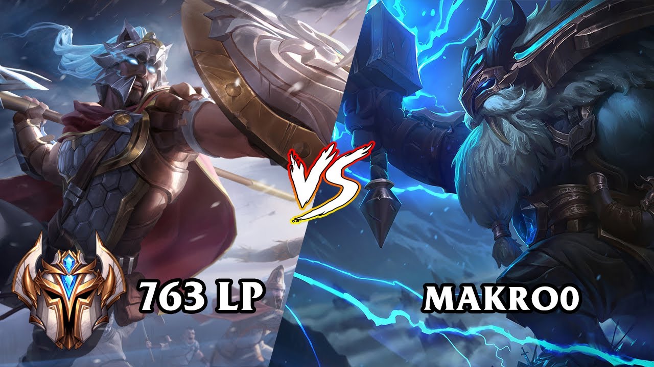 [EUW] CHALLENGER RANK 1 PANTHEON ''SPEAR SHOT'' vs RANK 1 ORNN ''MAKR0O'' - TopLane Kingdom