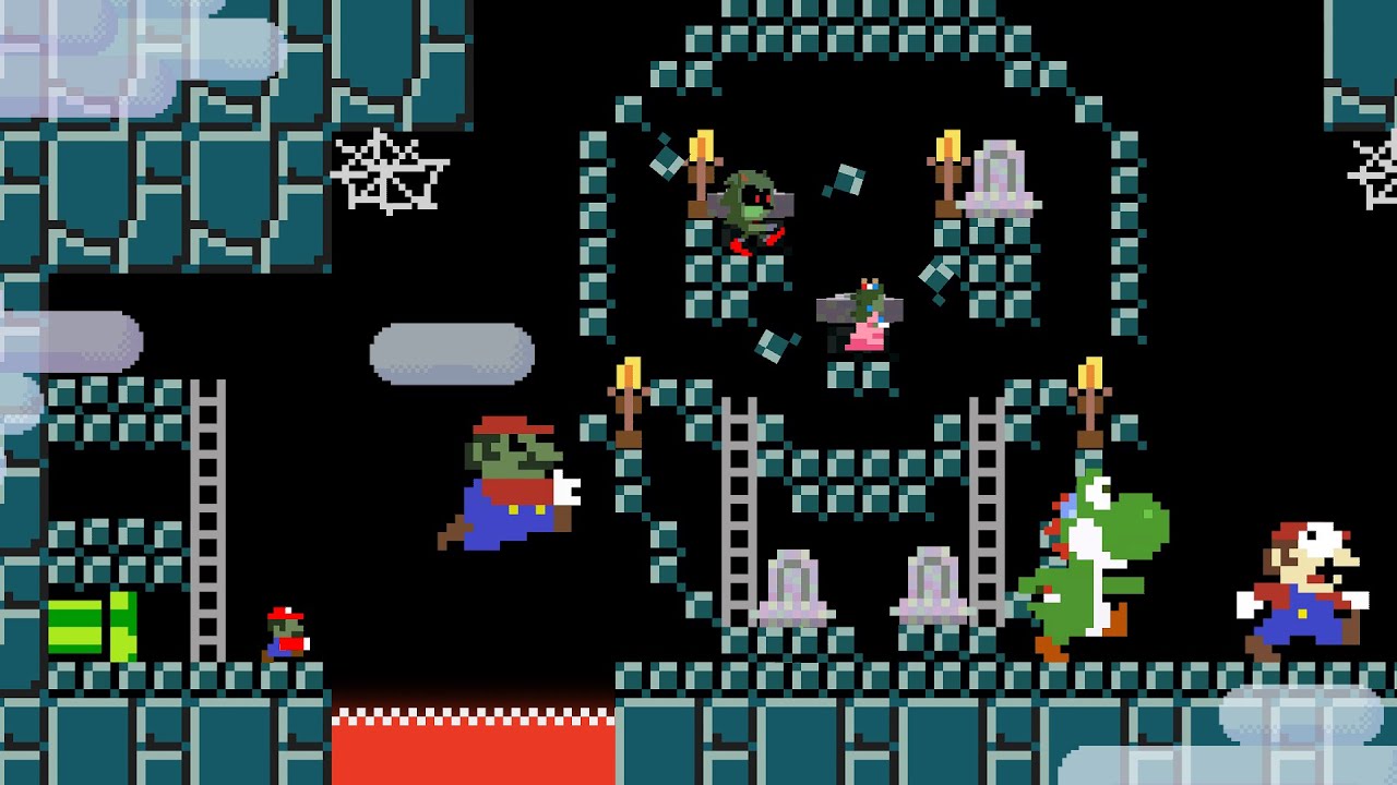Zombie Mario tiny's Maze Mayhem