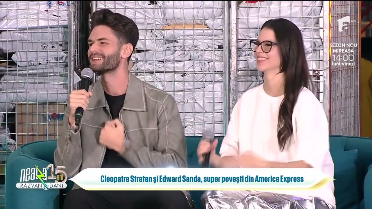 Cleopatra Stratan și Edward Sanda, despre experiența America Express  O iubesc și mai mult!