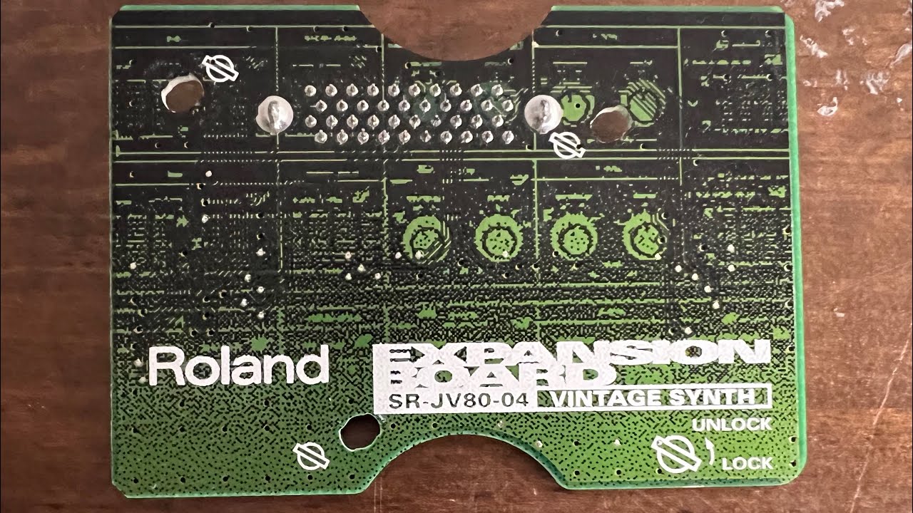 Roland SR-JV80-04 Vintage Expansion Demo Part 1