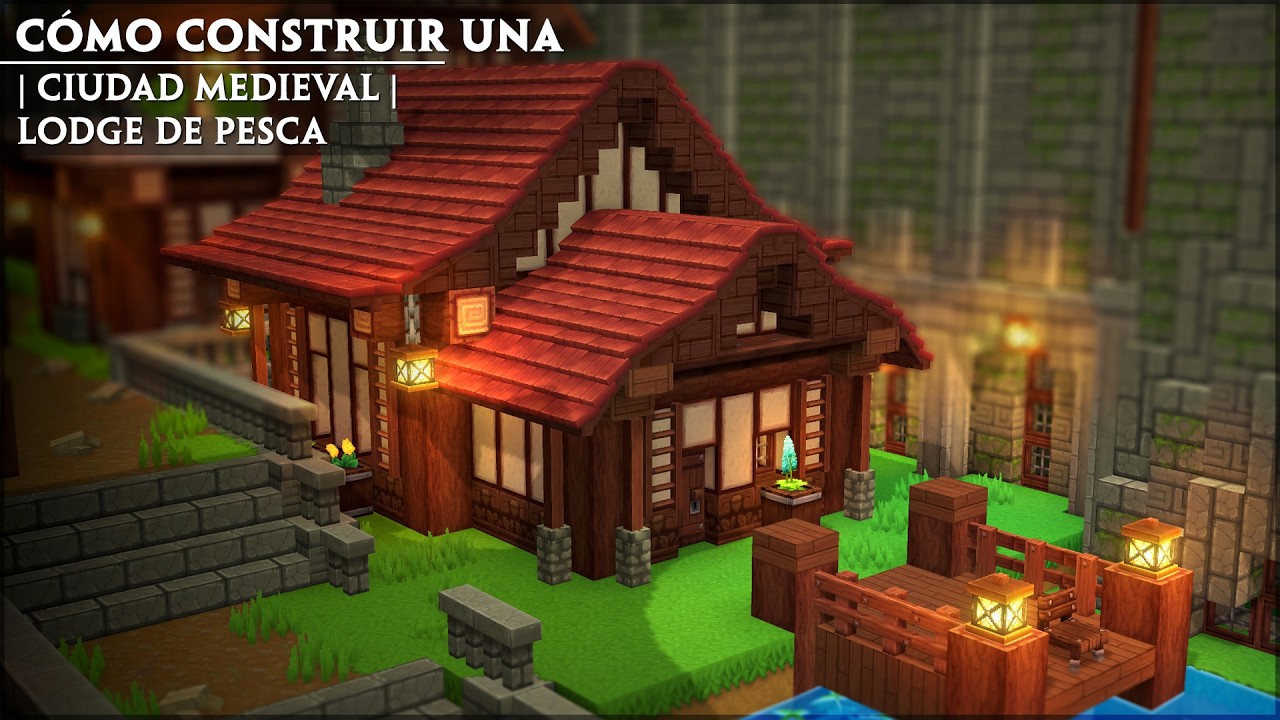 Cómo Construir una Cabaña de Pesca | Ciudad Medieval | Tutorial de Hytale