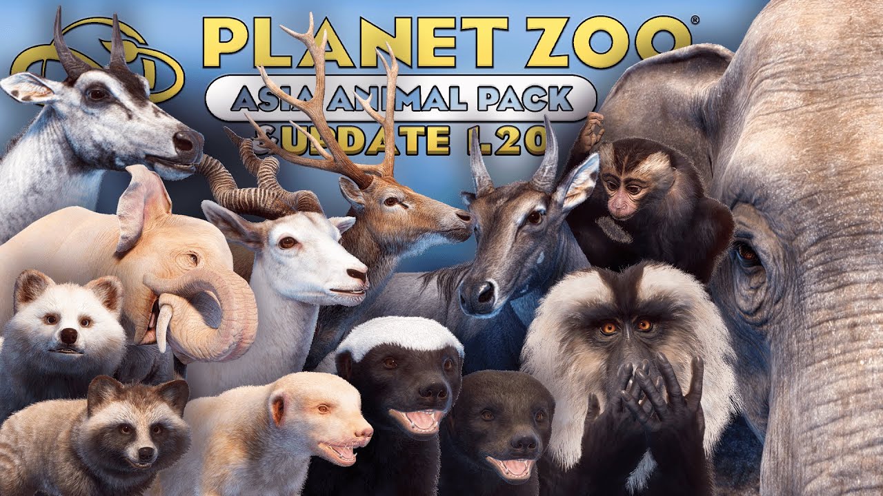 🐘 Asia Animal Pack & Update 1.20 for Planet Zoo | Full Overview | All Morphs, Props, & More!