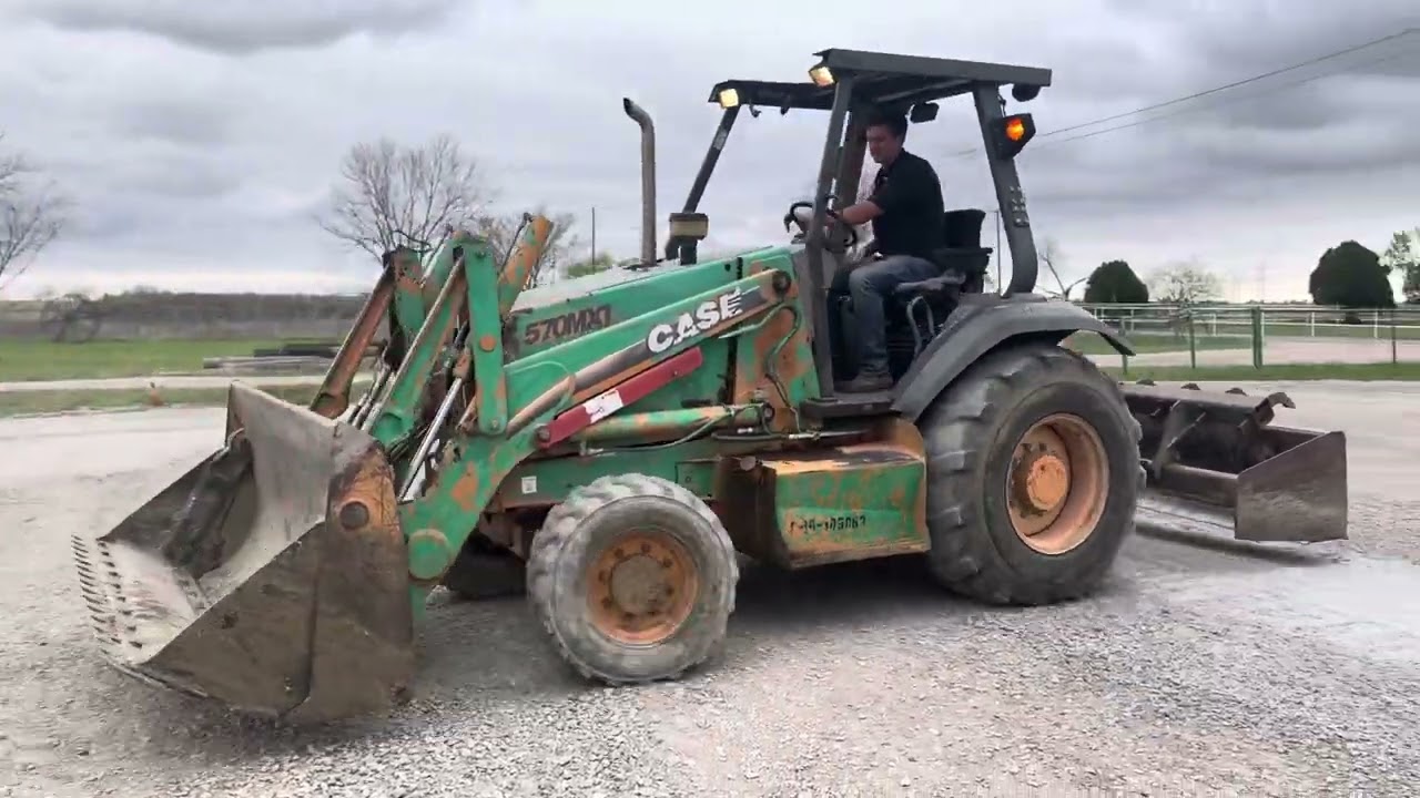 2005 Case 570MXT Skip Loader Inspection & Operations Video