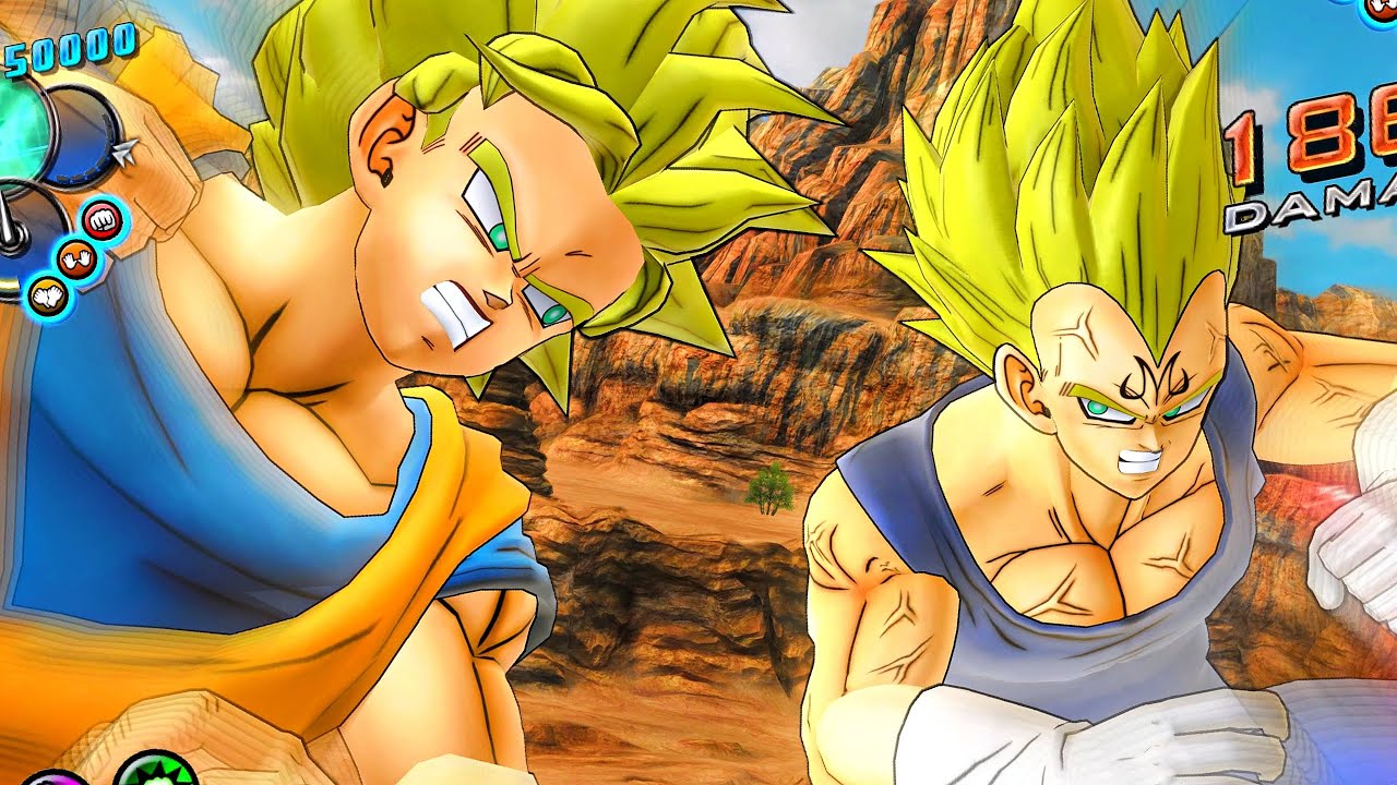Dragon Ball Z: Ultimate Tenkaichi - SSJ2 GOKU vs. MAJIN VEGETA [Requested] #dragonballz