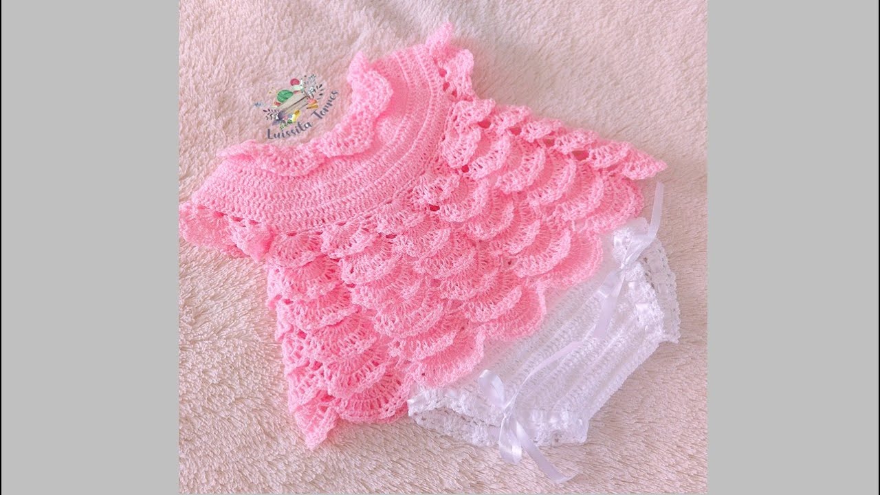 BRAGUITAS A CROCHET  PARA BEBÉ - PASO A PASO - PUNTO FANTASIA  - TEJIDO FÁCIL - 0 A 3 MESES